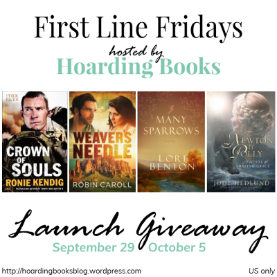Hoarding Books First Line Fridays Launch Giveaway